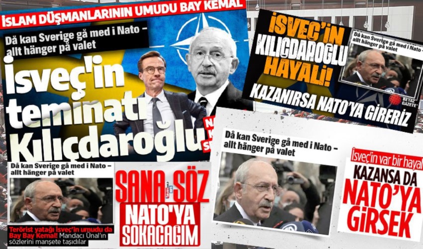 İktidar medyası Kılıçdaroğlu’nu hedef gösteriyordu İsveç’e onayı iktidar verdi!
