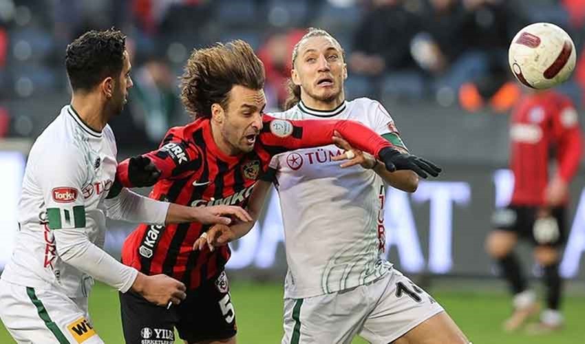 Nessun vincitore tra Gaziantep e Konyaspor!