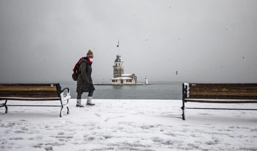 AKOM saat vererek uyardı: İstanbul’a kar geliyor