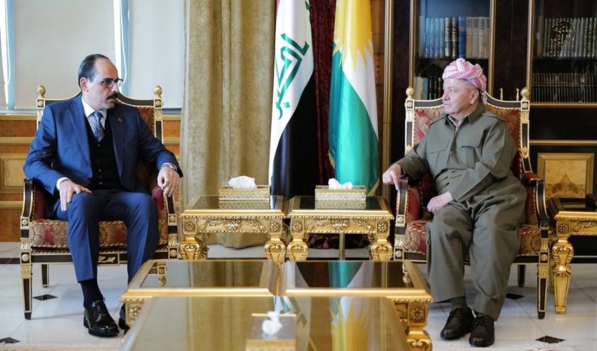 MİT Başkanı Kalın'dan Irak'a ikinci ziyaret: Barzani ile bir araya geldi