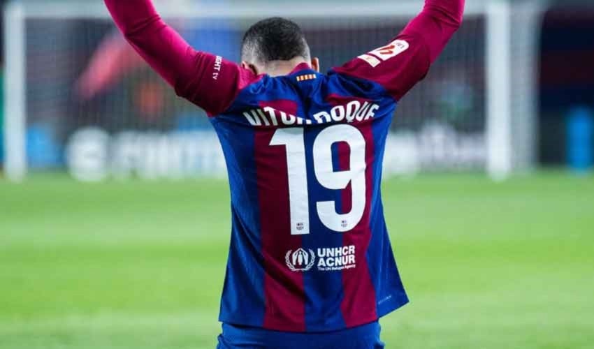 Barcelona yeni transferi Roque ile güldü!