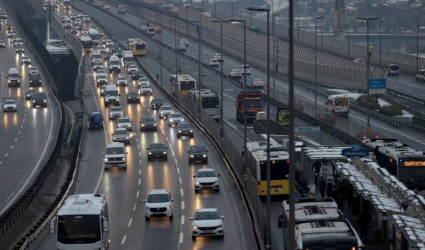 Intensità del traffico a Istanbul giovedì 4 gennaio