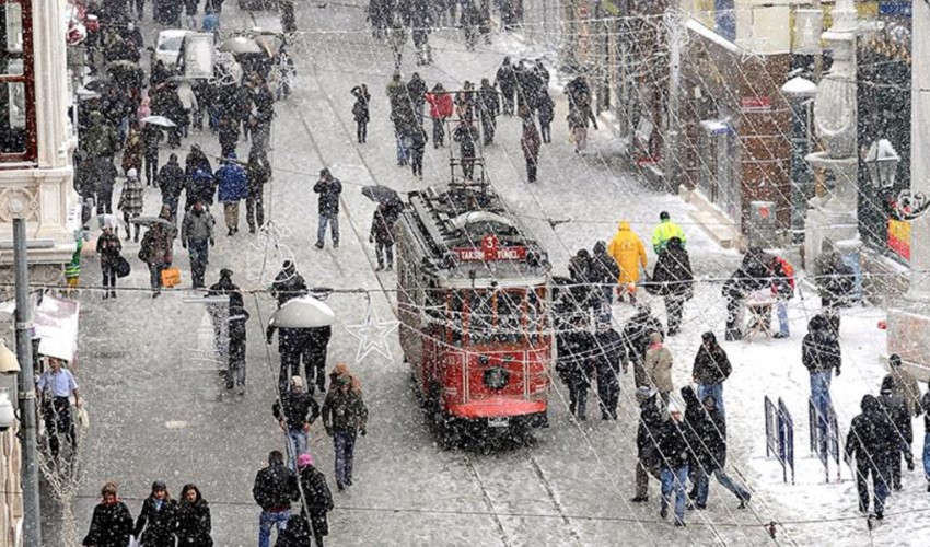 İBB, Sibirya'dan yola çıktı diyerek duyurmuştu: İstanbul'da kar yağışının tarihi değişti