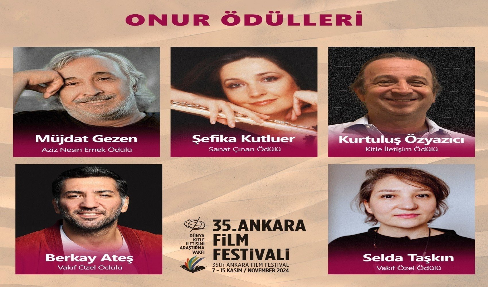 35. Ankara Film Festivali Onur Ödülleri sahiplerini buldu!