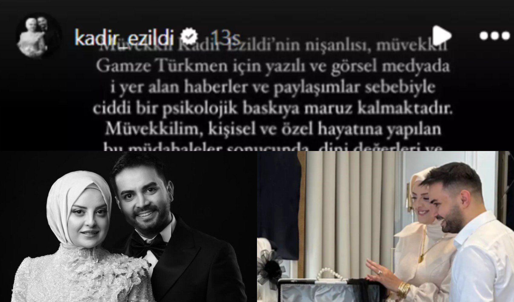 Kadir Ezildi'nin nişanlısının açık halini canlı yayında paylaştılar! 'Dilimin ayarı yok'