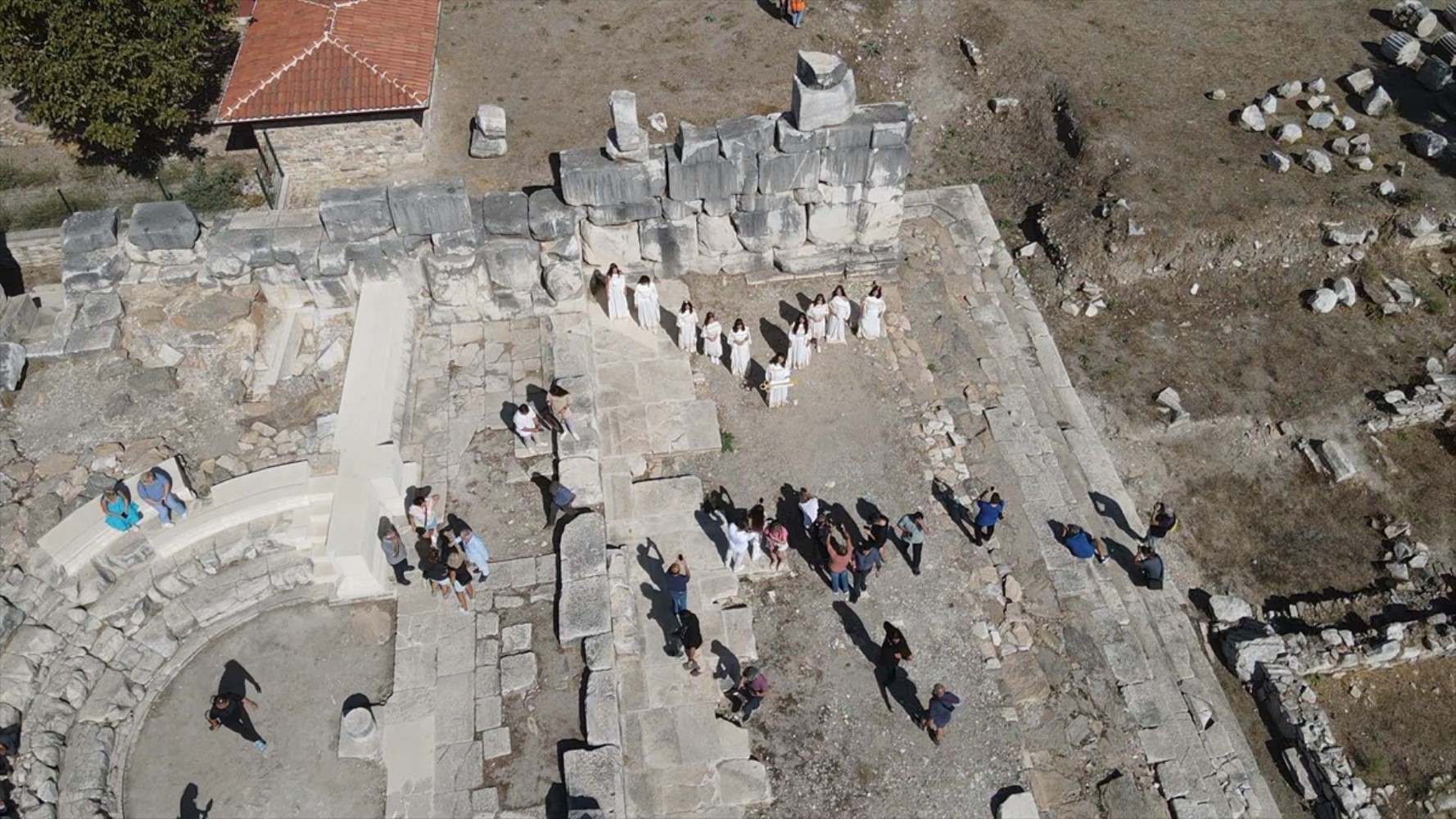 Viaggio nell'antica tradizione a Yatağan: rievocata la cerimonia del trasporto della chiave a Stratonikeia