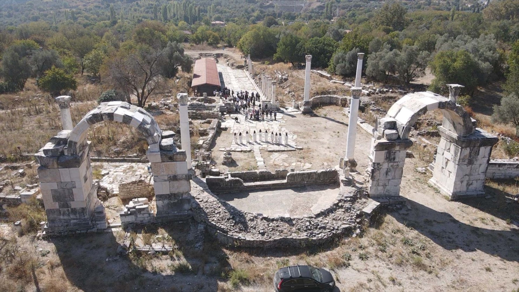 Viaggio nell'antica tradizione a Yatağan: rievocata la cerimonia del trasporto della chiave a Stratonikeia