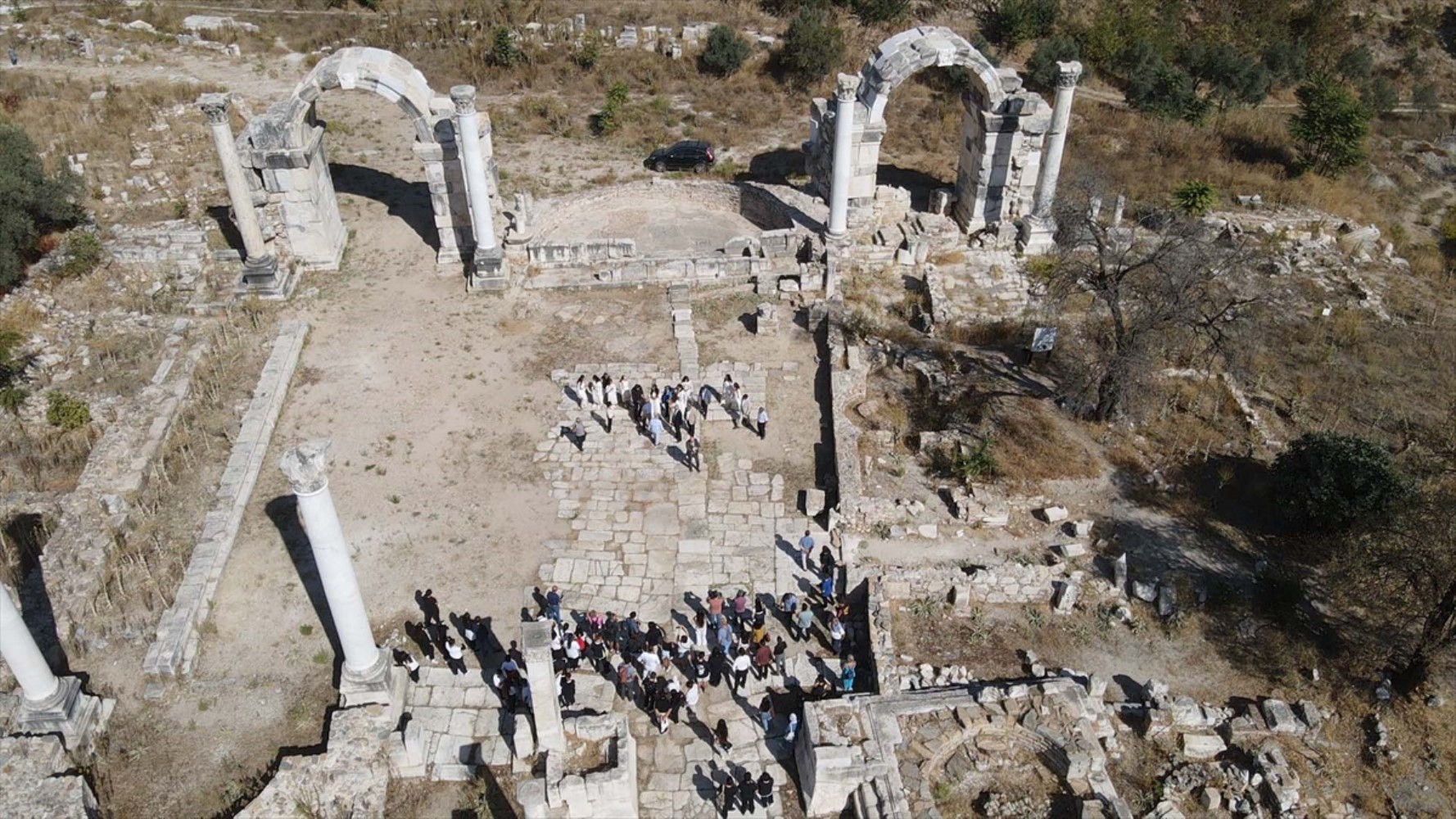 Viaggio nell'antica tradizione a Yatağan: rievocata la cerimonia del trasporto della chiave a Stratonikeia