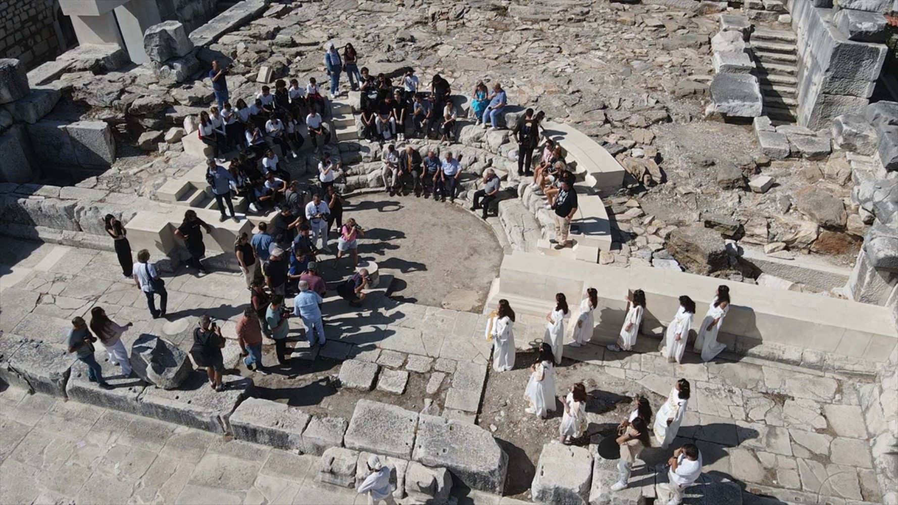Viaggio nell'antica tradizione a Yatağan: rievocata la cerimonia del trasporto della chiave a Stratonikeia