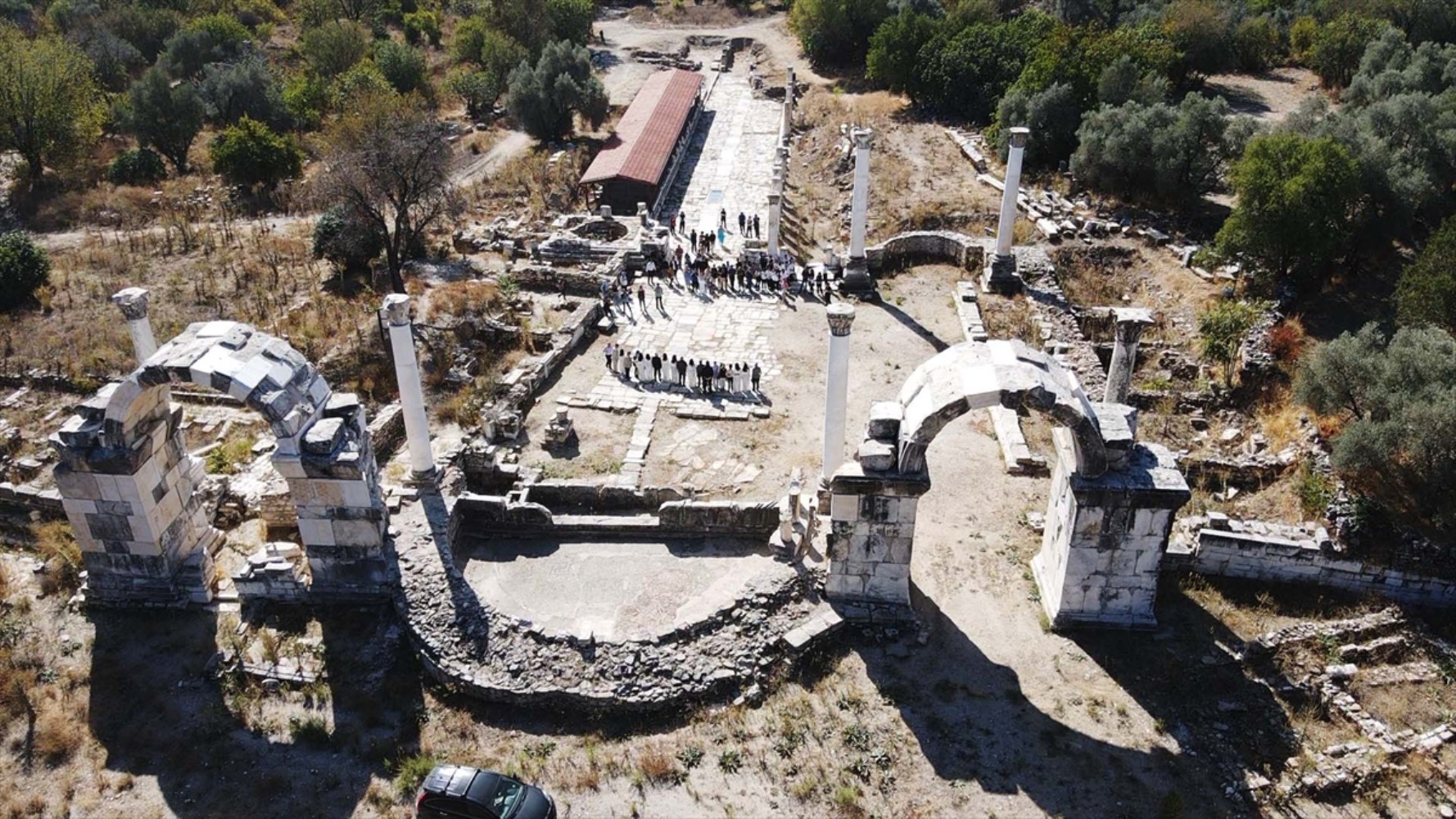 Viaggio nell'antica tradizione a Yatağan: rievocata la cerimonia del trasporto della chiave a Stratonikeia