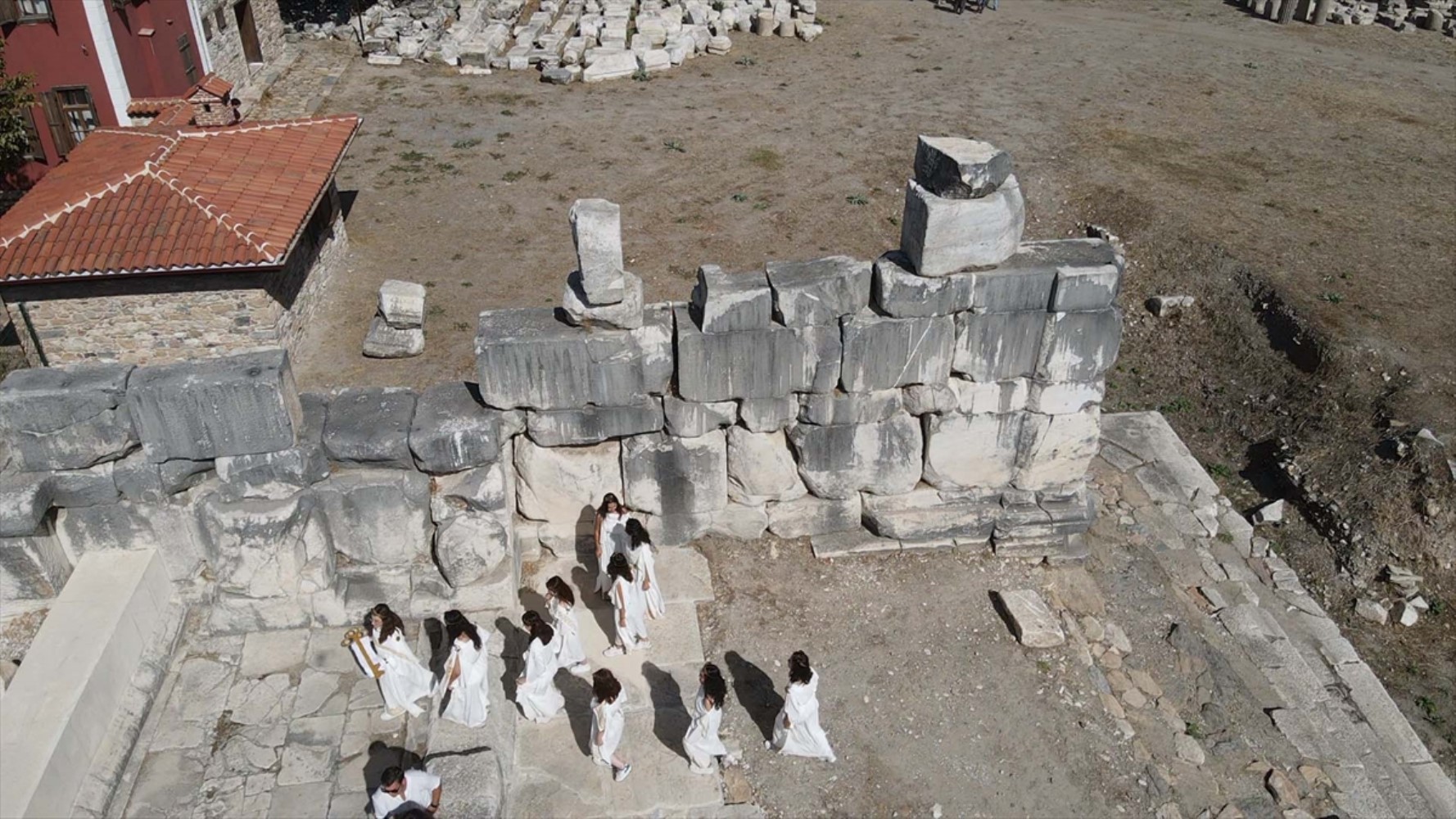 Viaggio nell'antica tradizione a Yatağan: rievocata la cerimonia del trasporto della chiave a Stratonikeia