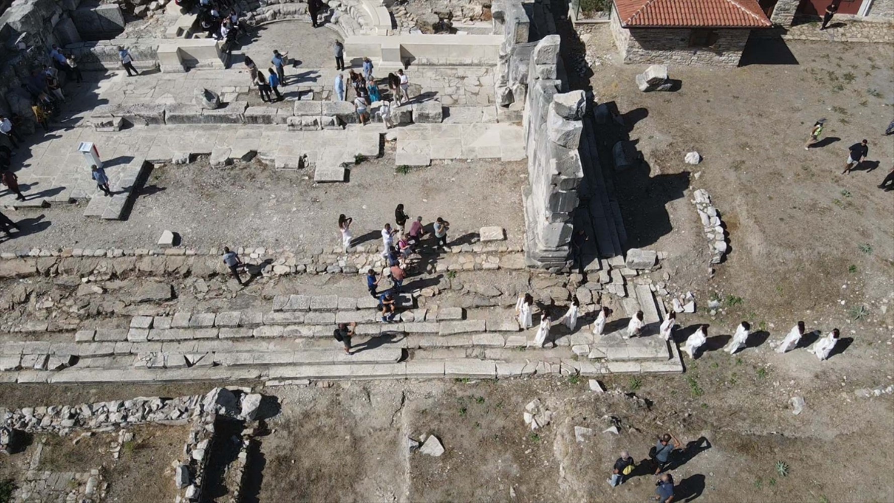 Viaggio nell'antica tradizione a Yatağan: rievocata la cerimonia del trasporto della chiave a Stratonikeia