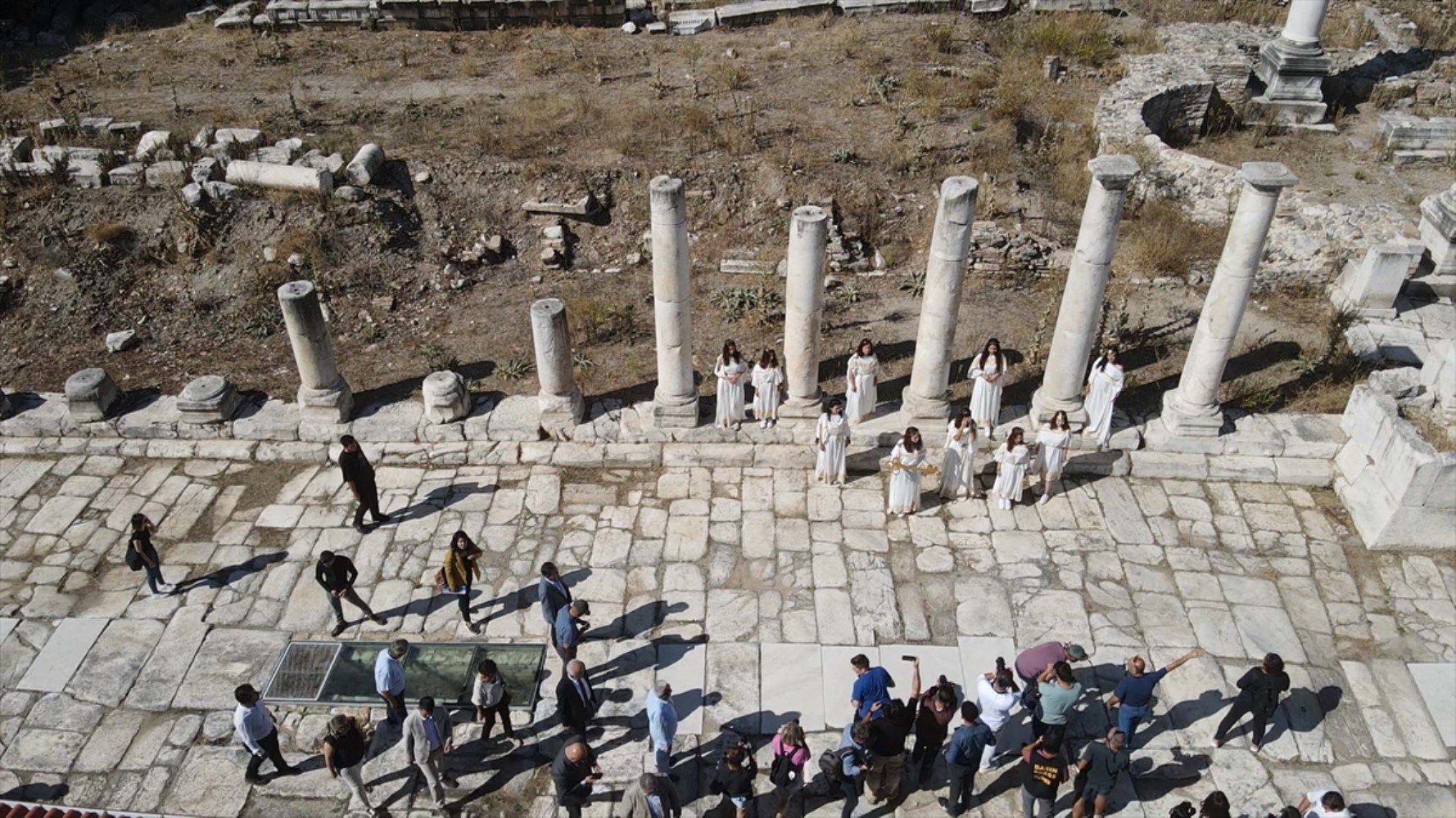 Viaggio nell'antica tradizione a Yatağan: rievocata la cerimonia del trasporto della chiave a Stratonikeia
