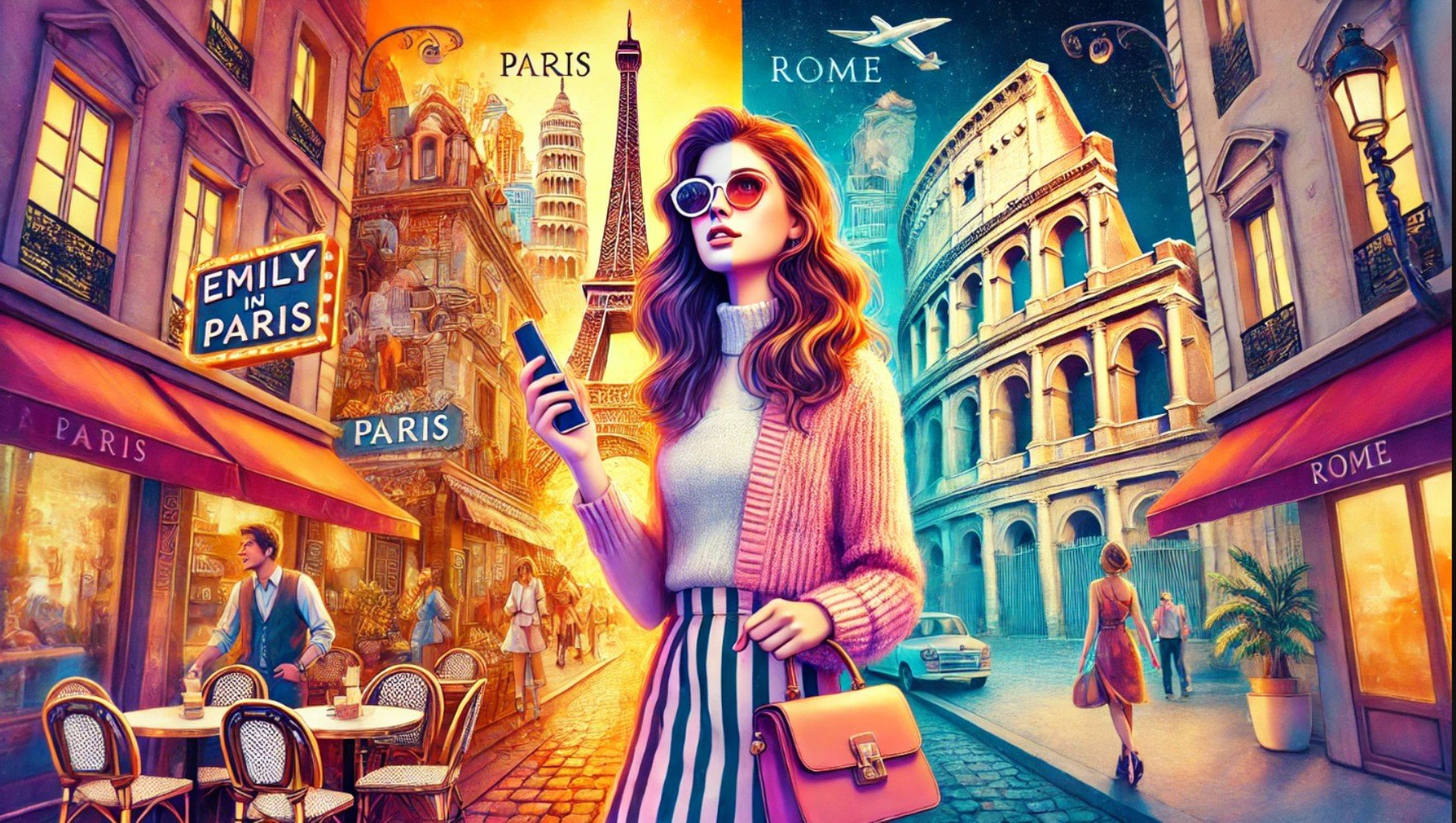 'Emily in Paris' dizisi Roma ve Paris kentlerini karşı karşıya getirdi: İşin içine Macron bile girdi!