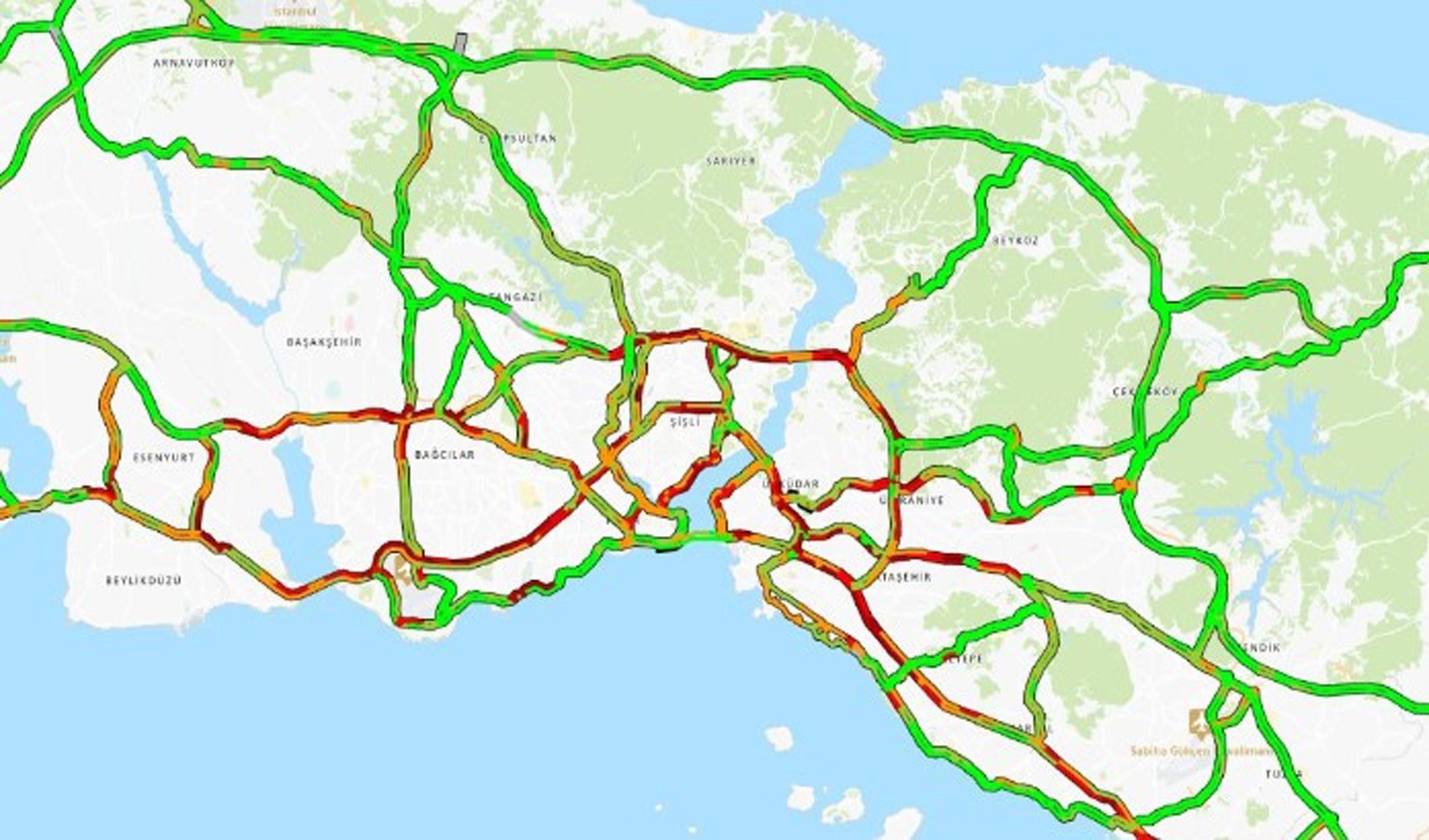 İstanbul'da sağanak başladı: Trafik yoğunluğu yine arttı