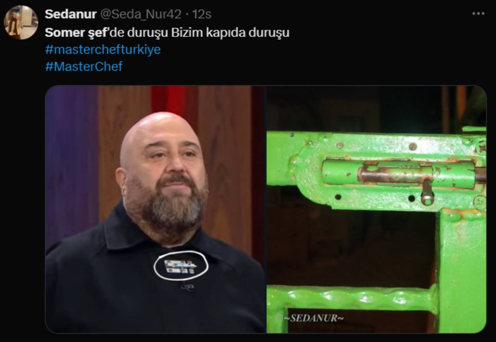 Somer Şef'in kombini gündem oldu