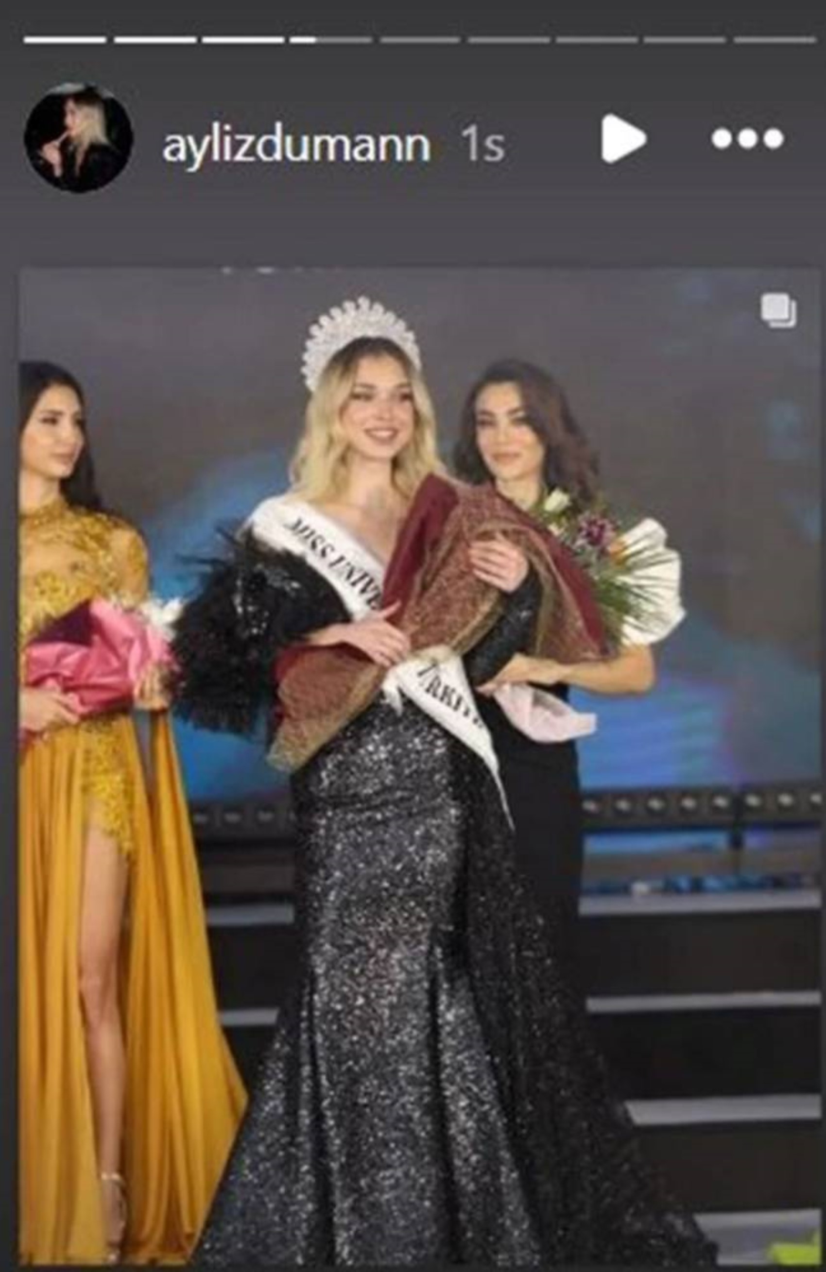 Miss Universe Türkiye birincisi Ayliz Duman oldu