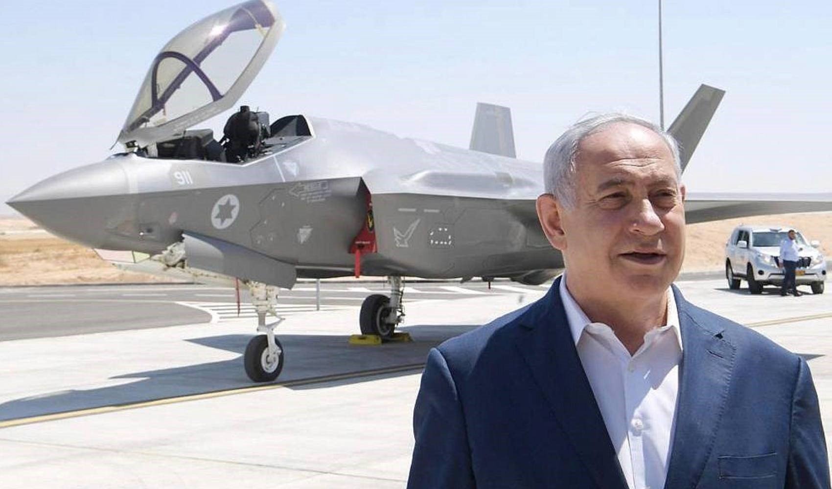 Netanyahu'dan F-35 savaş uçağıyla fotoğraf: 