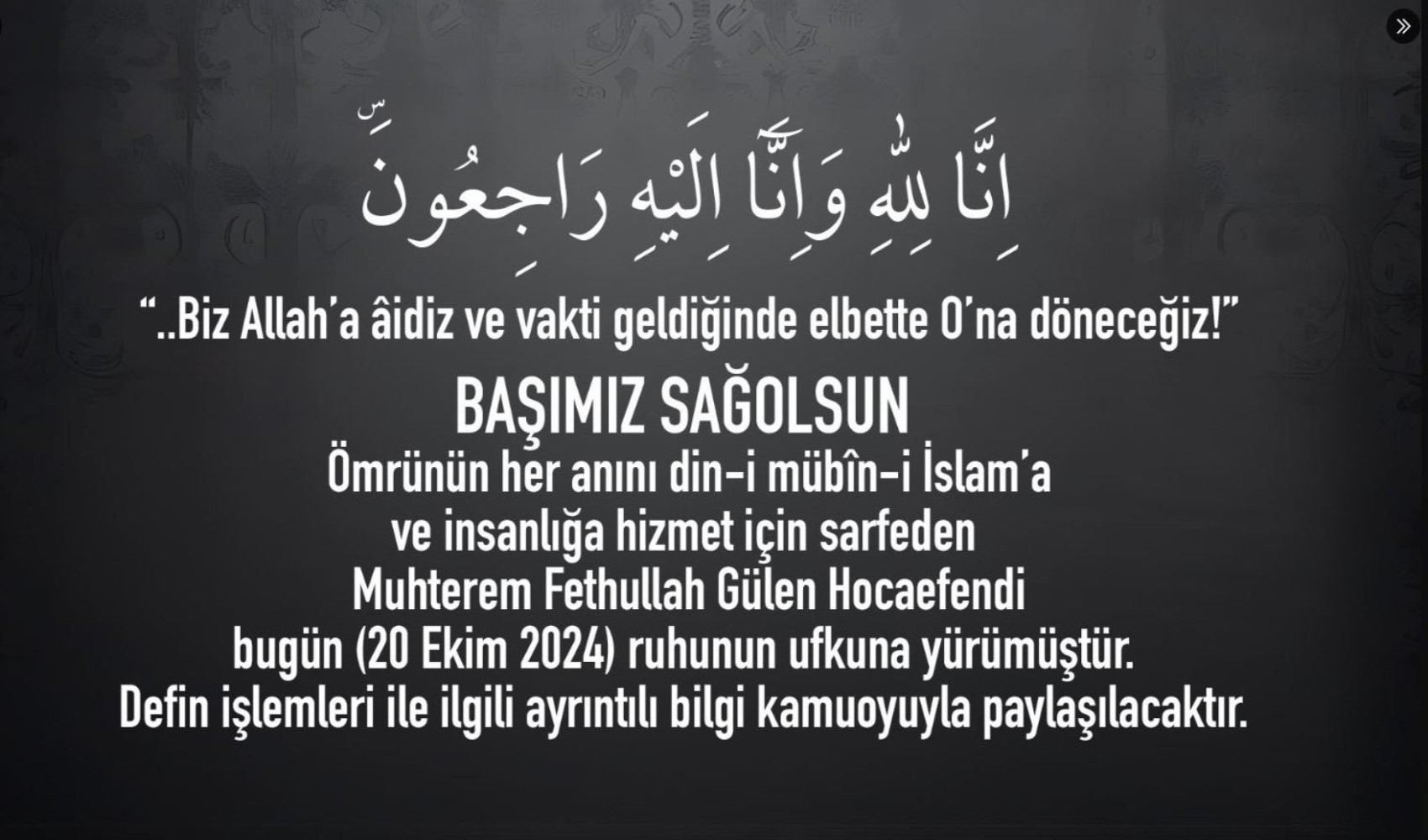 Teröristbaşı Fethullah Gülen nereye gömülecek? İstihbarat raporlarında ortaya çıktı