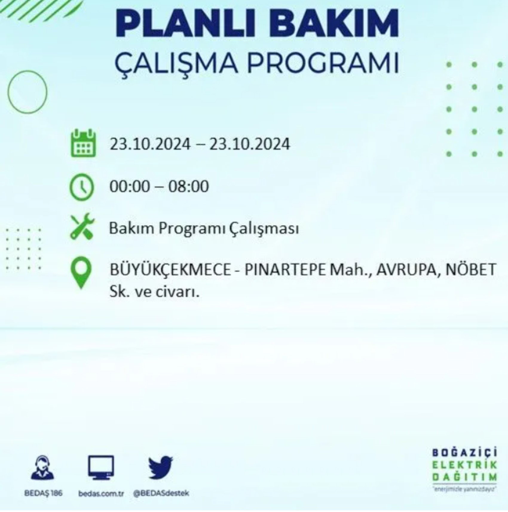 İstanbul'da elektrik kesintisi: 23 Ekim'de hangi mahalleler etkilenecek?