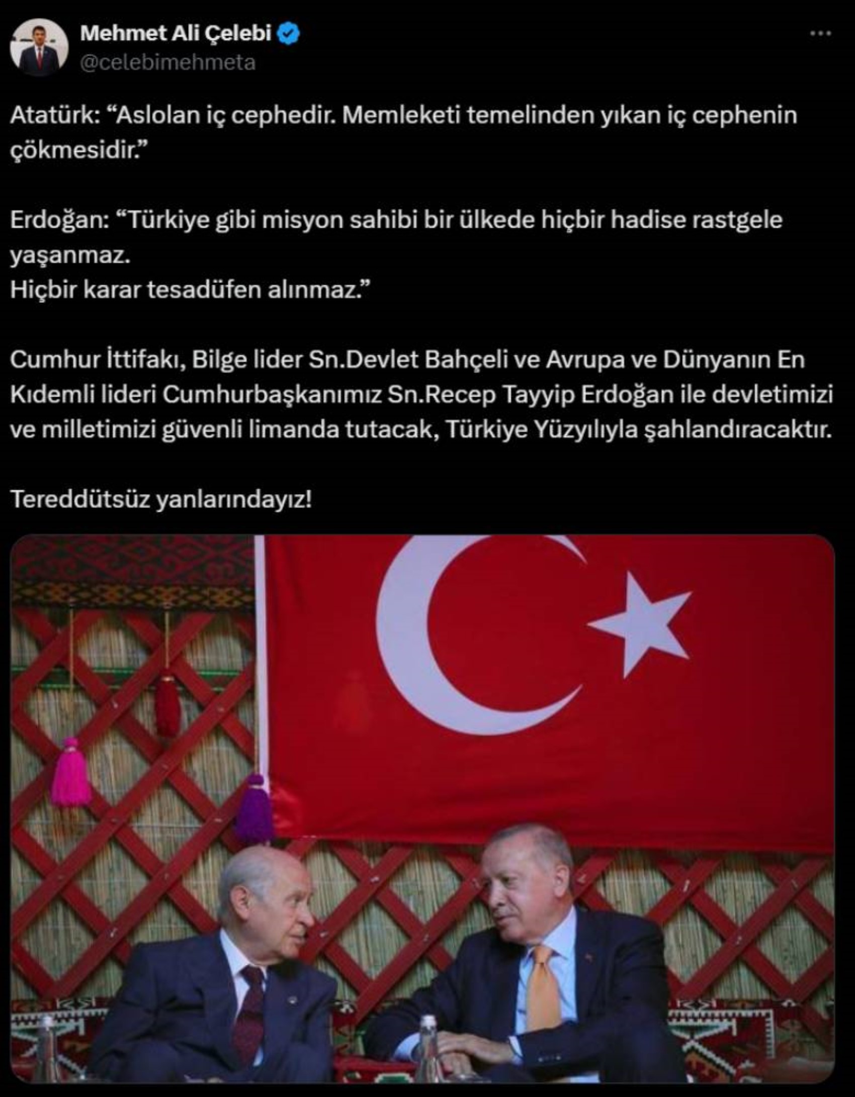 Mehmet Ali Çelebi’nin paylaşımına sosyal medyadan tepki yağdı