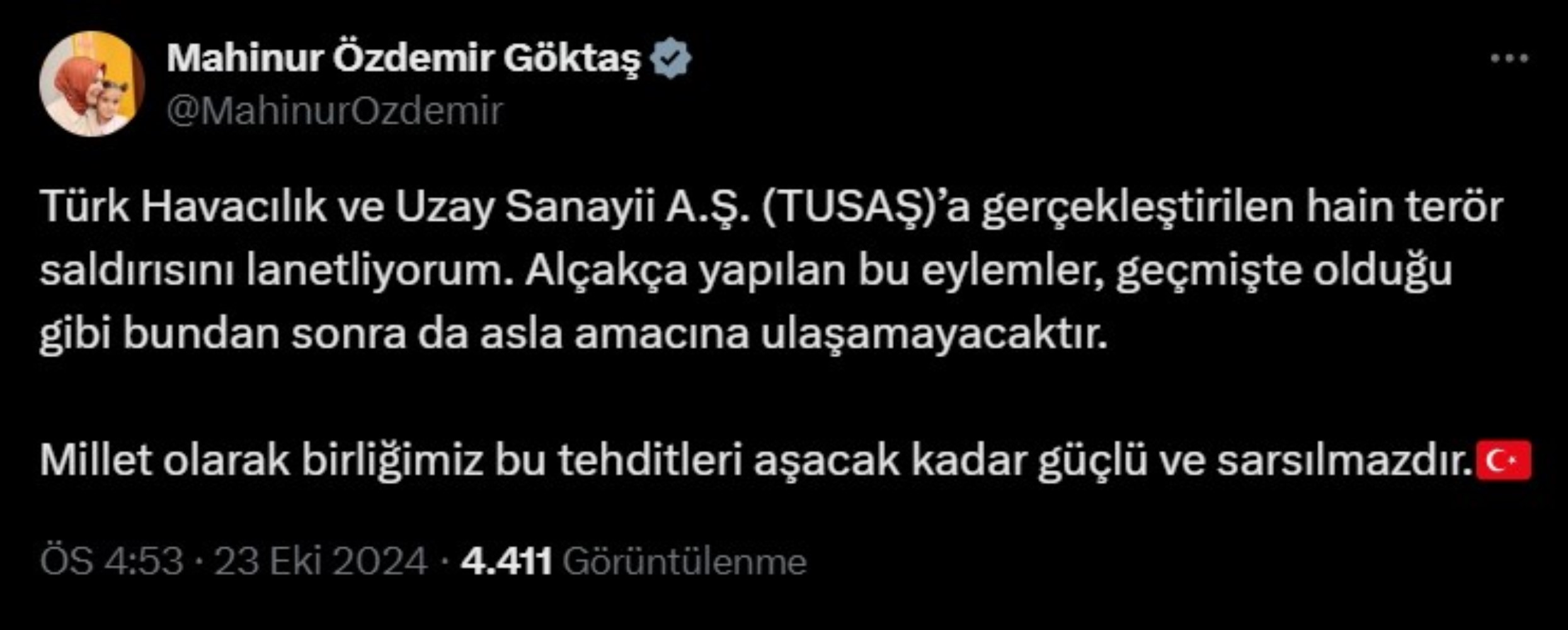 TUSAŞ patlaması ardından siyasi isimlerden gelen geçmiş olsun mesajları!