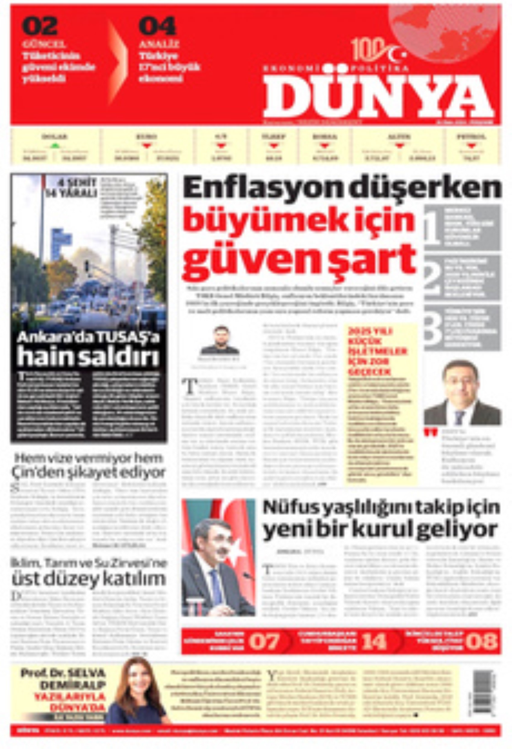 TUSAŞ'a hain terör saldırısı! Gazete manşetleri nasıl gördü?