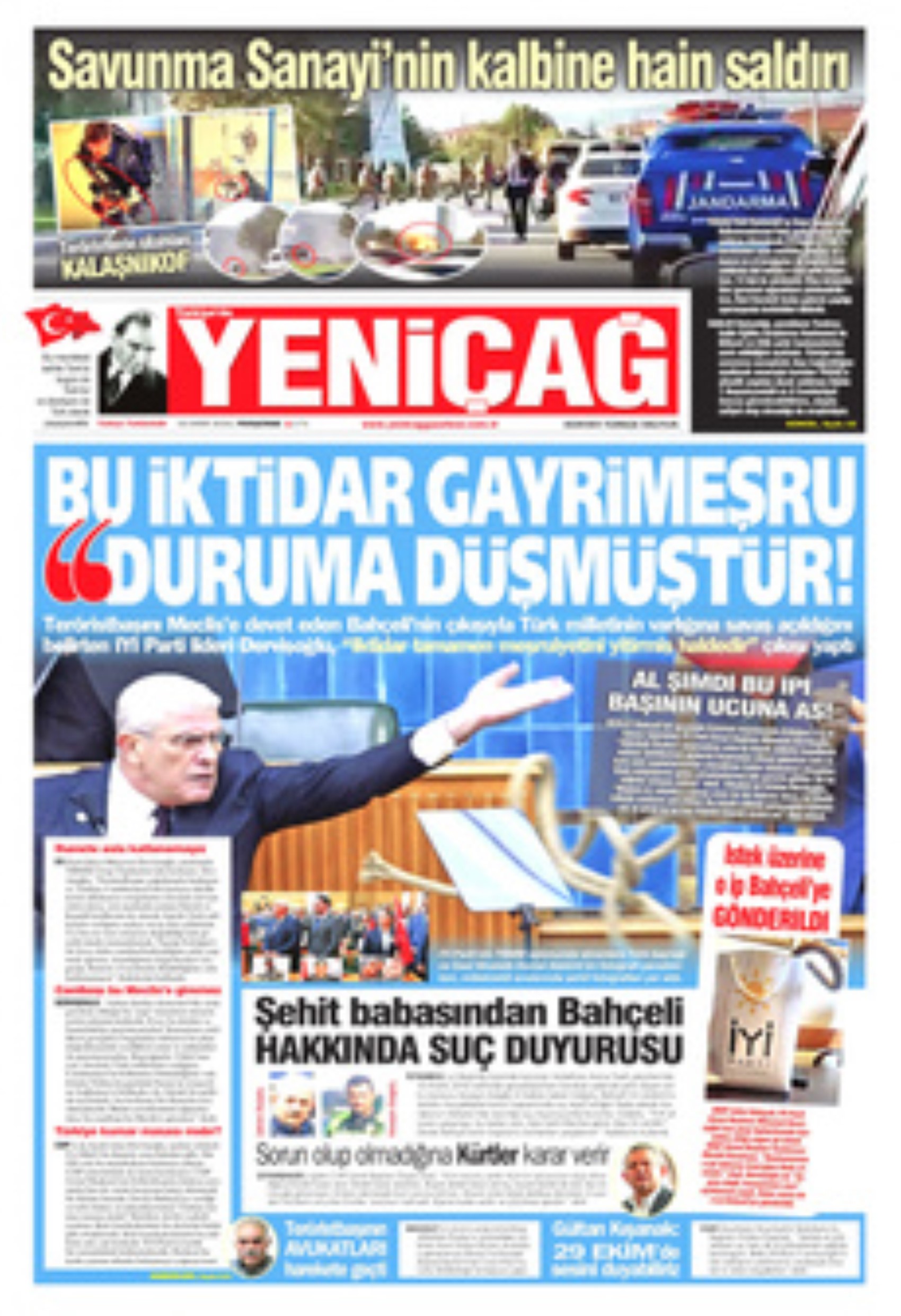 TUSAŞ'a hain terör saldırısı! Gazete manşetleri nasıl gördü?