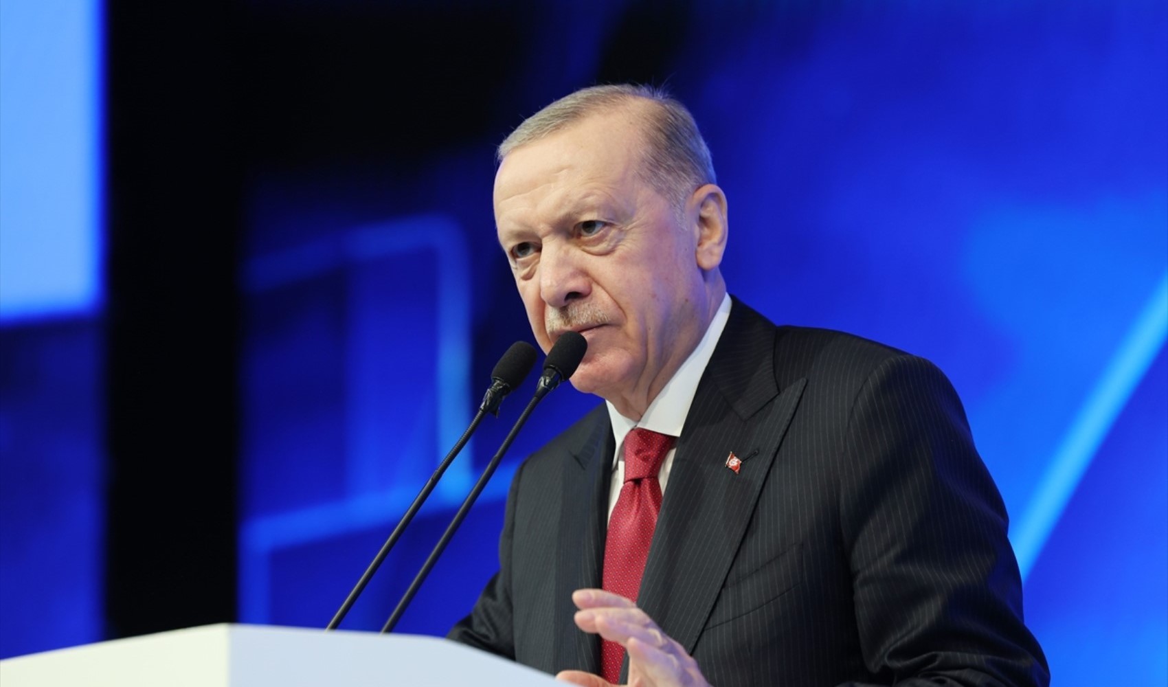 Il Presidente Erdoğan ha rilasciato dichiarazioni alla fiera SAHA EXPO 2024