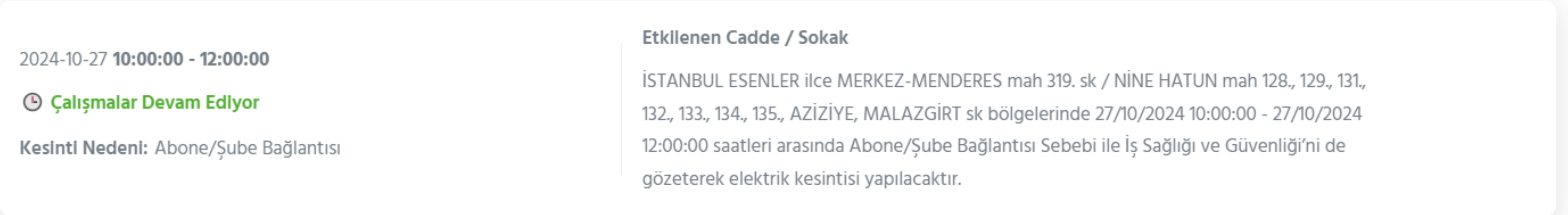 İstanbul'da elektrik kesintisi: 27 Ekim'de hangi mahalleler etkilenecek? AYEDAŞ, BEDAŞ...