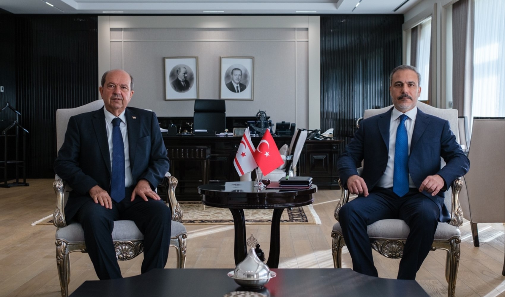 Il Ministro degli Esteri Fidan ha incontrato il Presidente della RTCN Tatar