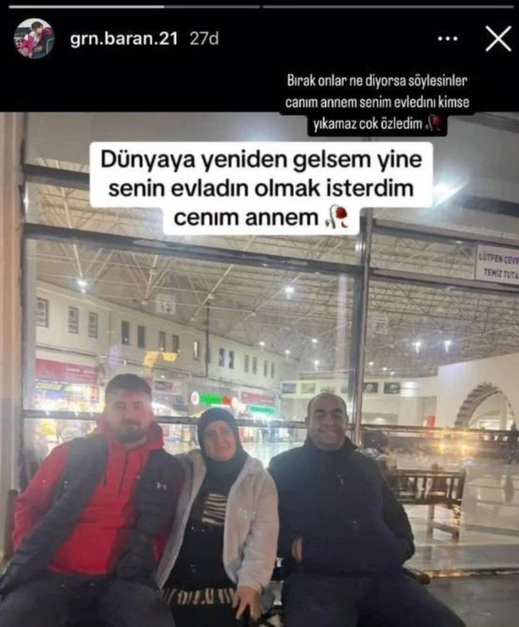 Narin'in abisi Baran Güran'dan tepki çeken paylaşım!