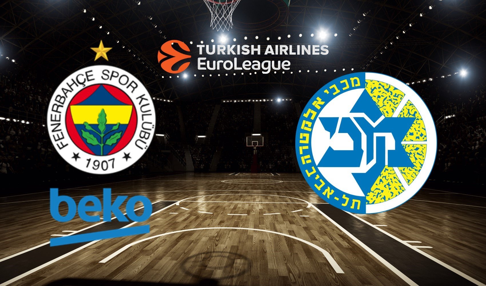 Fenerbahçe Beko'nun Maccabi Tel Aviv maçı Litvanya'da