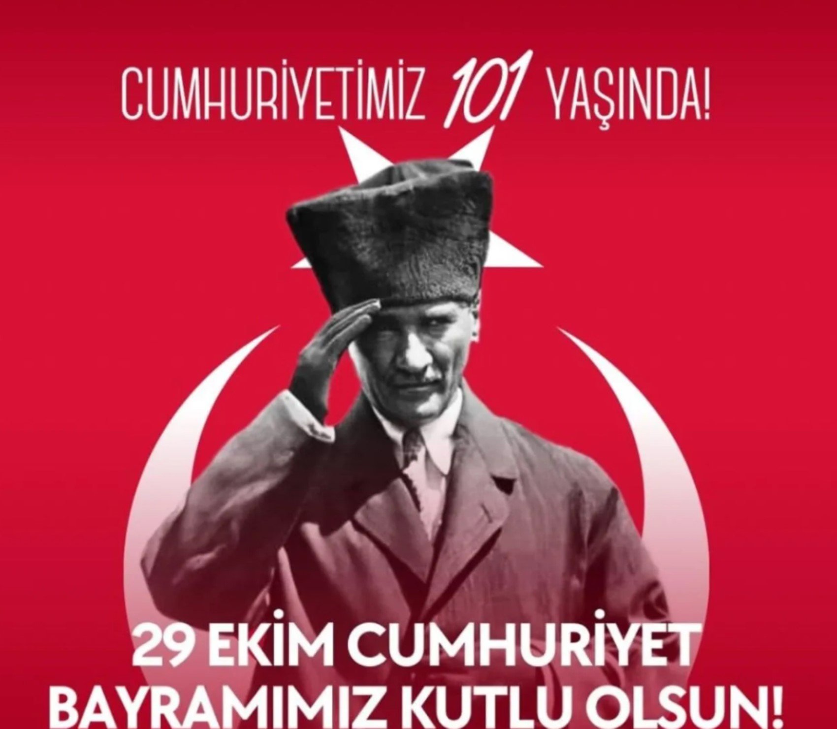 Cumhuriyet Bayramı coşkusu: Resimli mesajlarla kutlama!