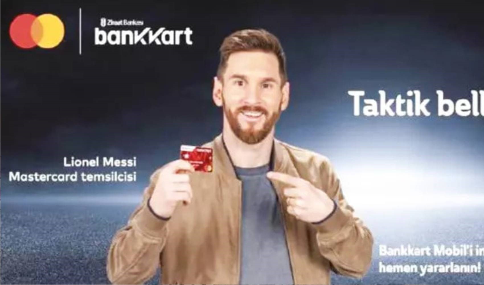 Lionel Messi, Ziraat Bankası'nın yeni yüzü oldu