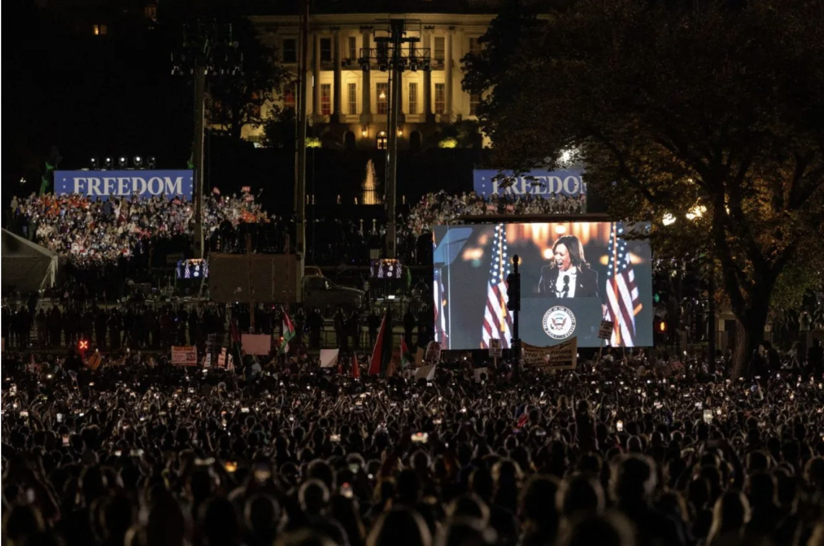 Kamala Harris’e Gazze' protestosu: 'Bugün kaç çocuk öldürdün?'