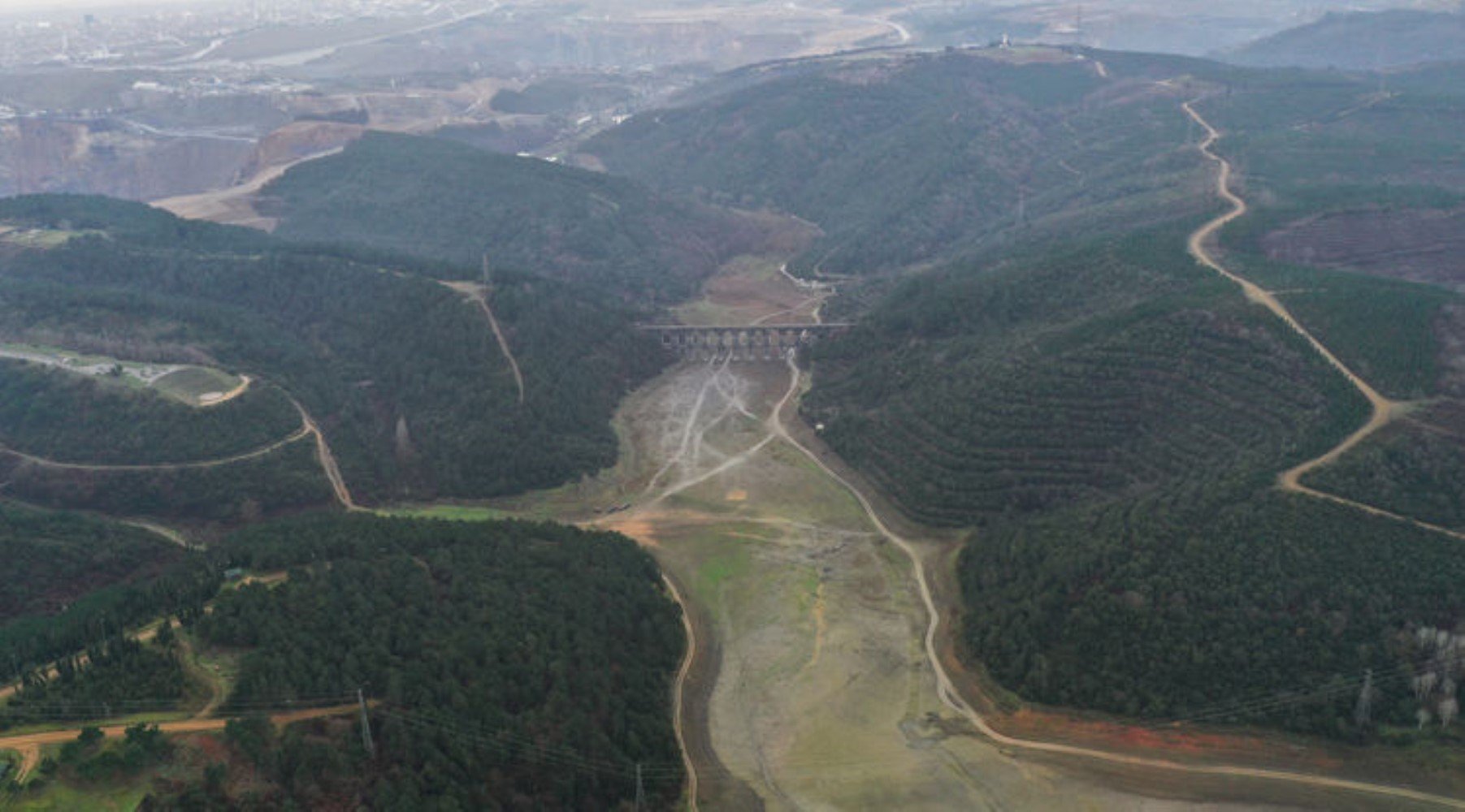 Alibey Barajı son 10 yılın en düşük seviyesinde