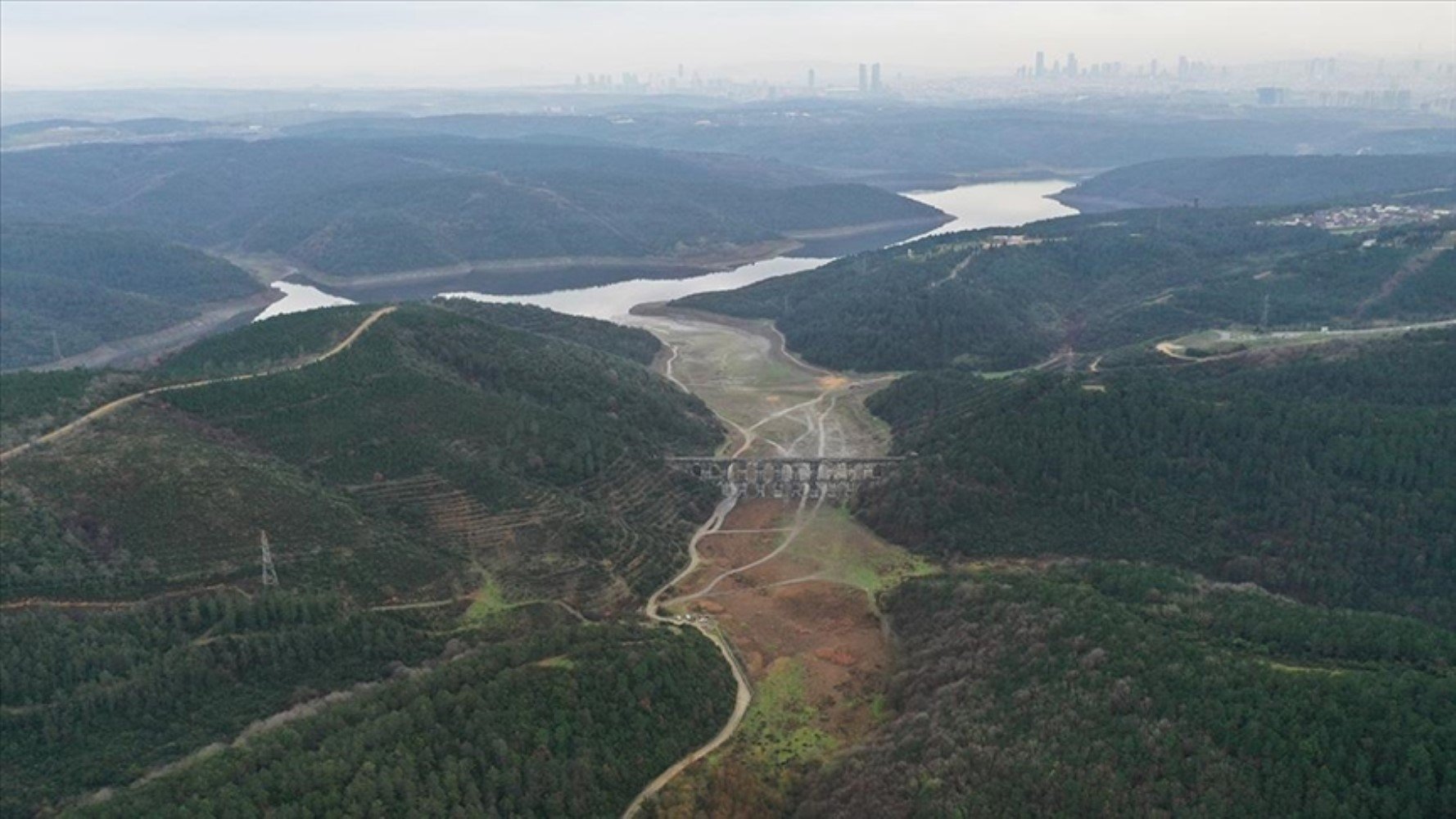 Alibey Barajı son 10 yılın en düşük seviyesinde