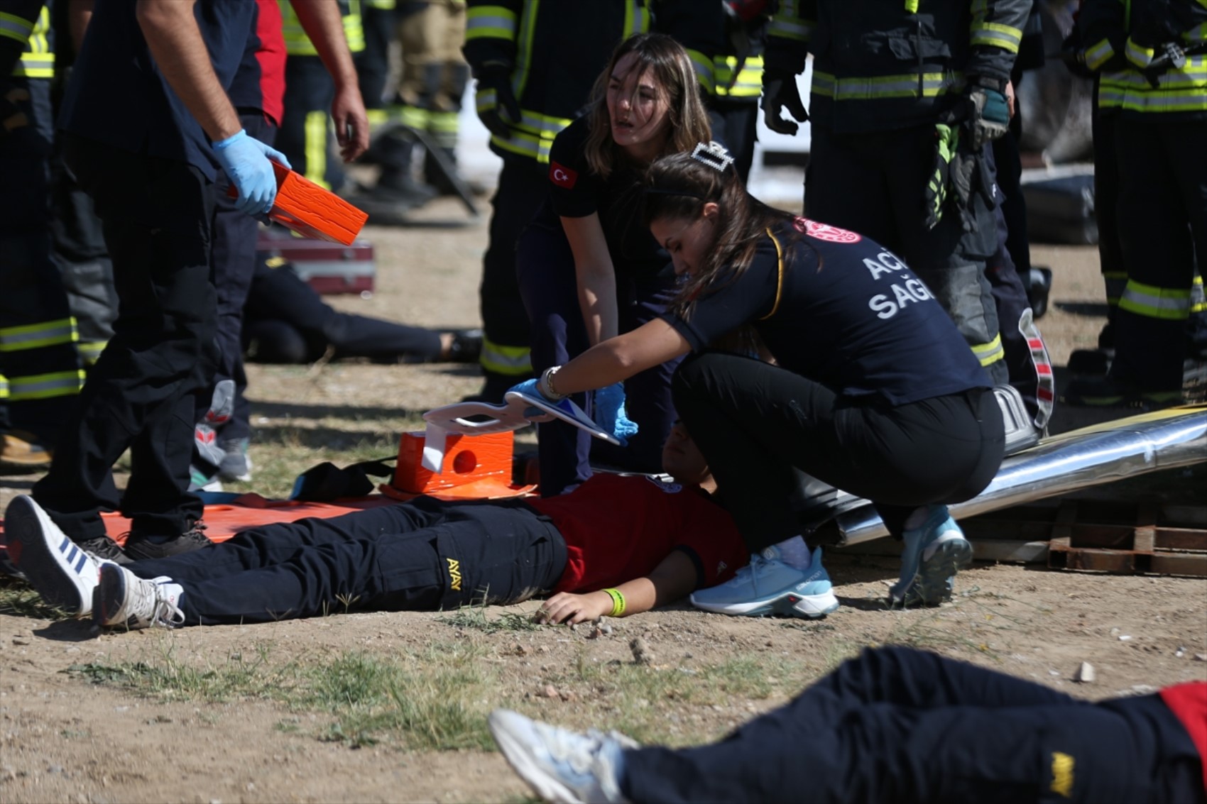 Esercitazione di incidente aereo all'aeroporto di Çanakkale: simulato uno scenario di emergenza