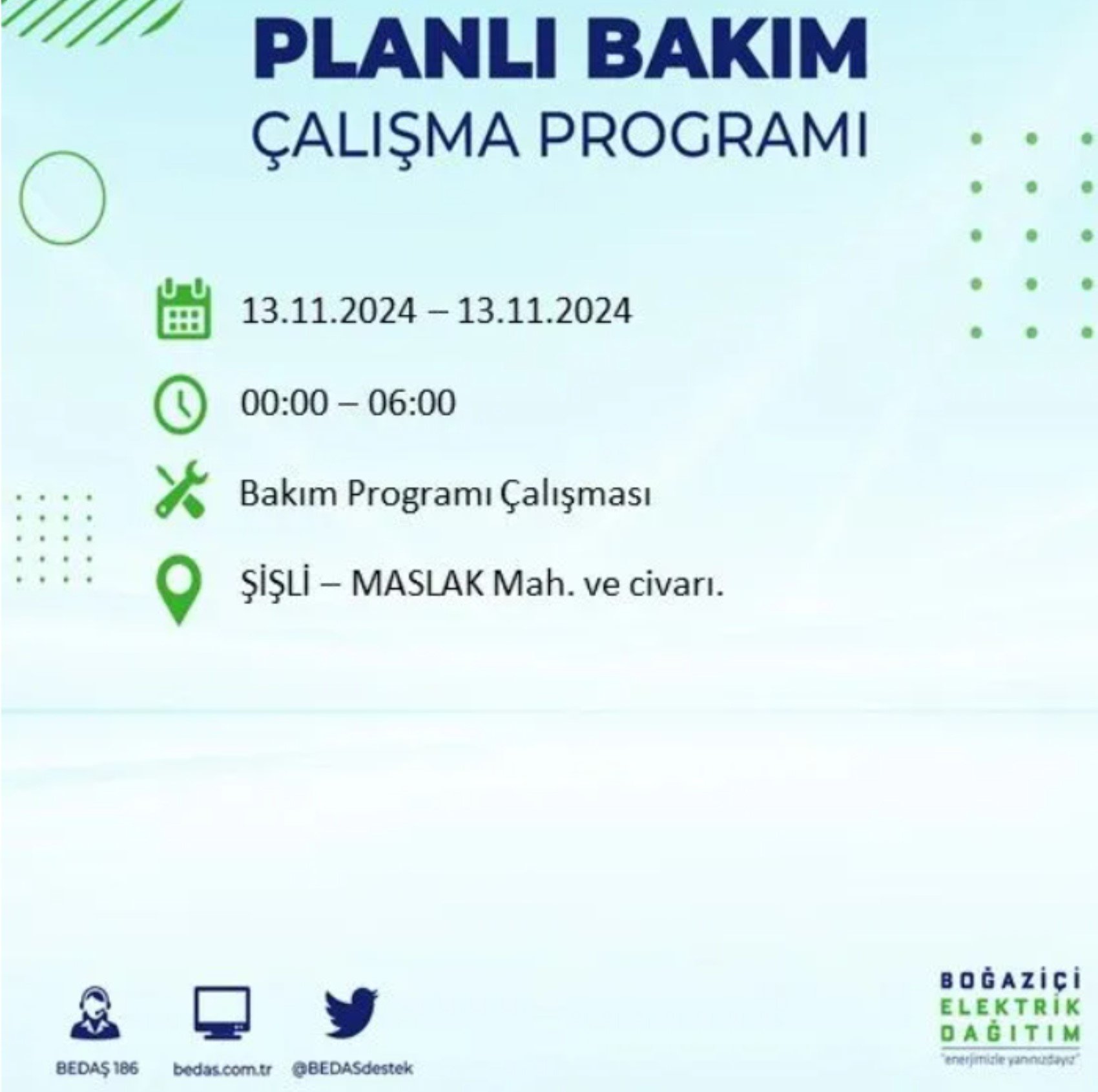 BEDAŞ açıkladı... İstanbul'da elektrik kesintisi: 13 Kasım'da hangi mahalleler etkilenecek?