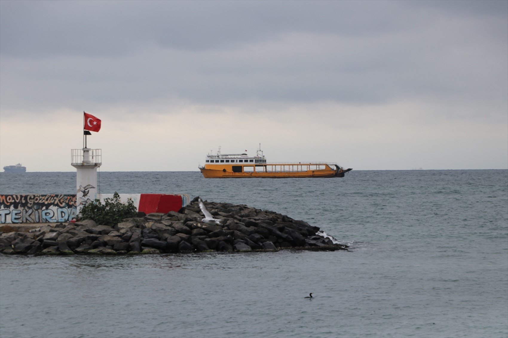 Tekirdağ'da balıkçılara poyraz engeli