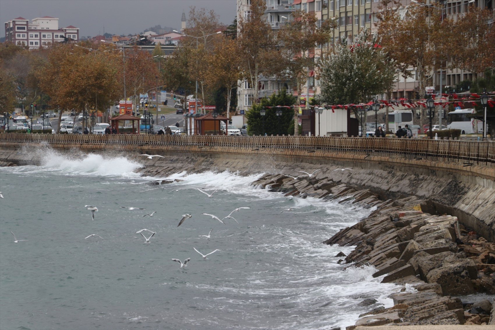 Tekirdağ'da balıkçılara poyraz engeli