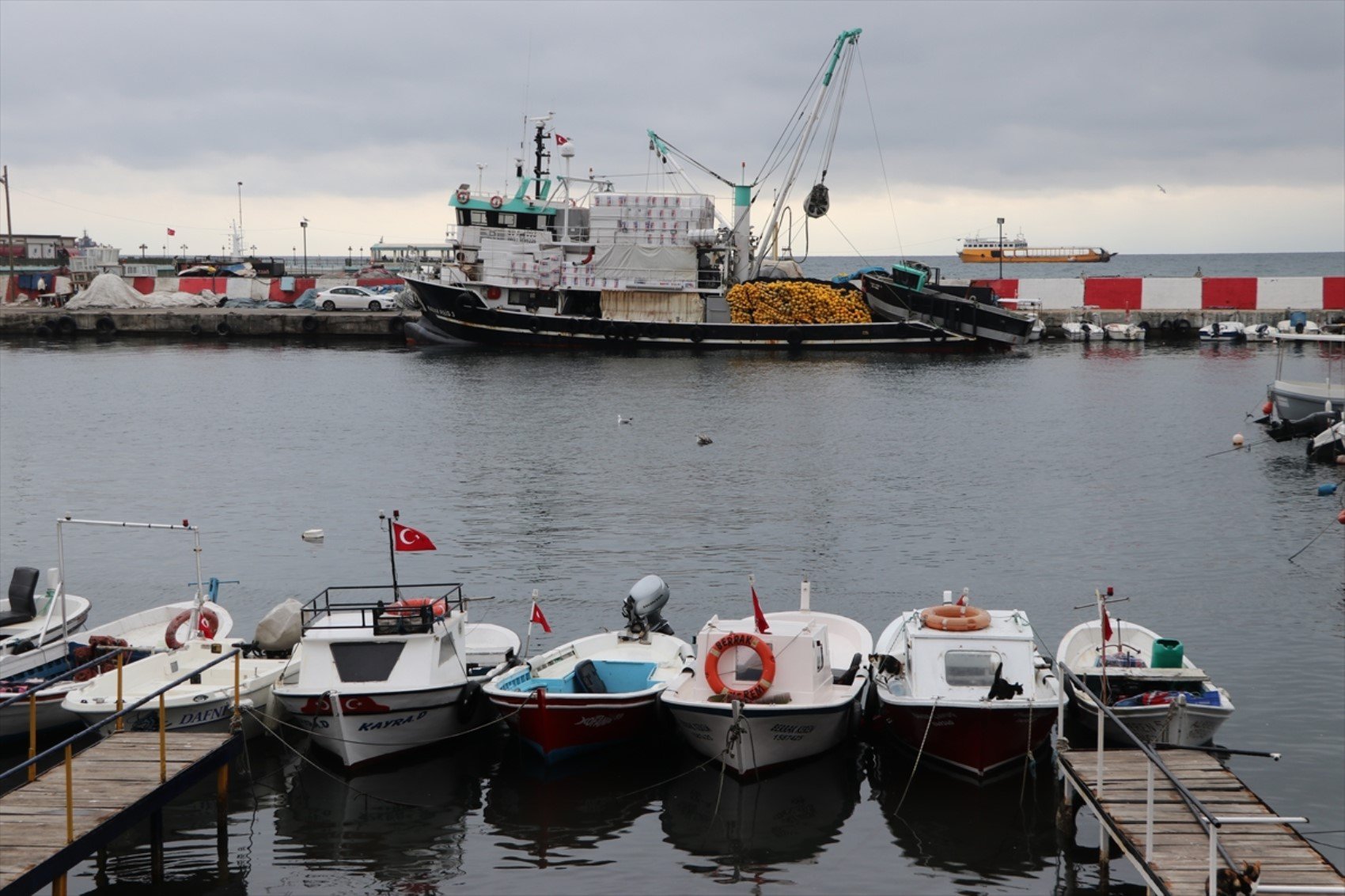 Tekirdağ'da balıkçılara poyraz engeli