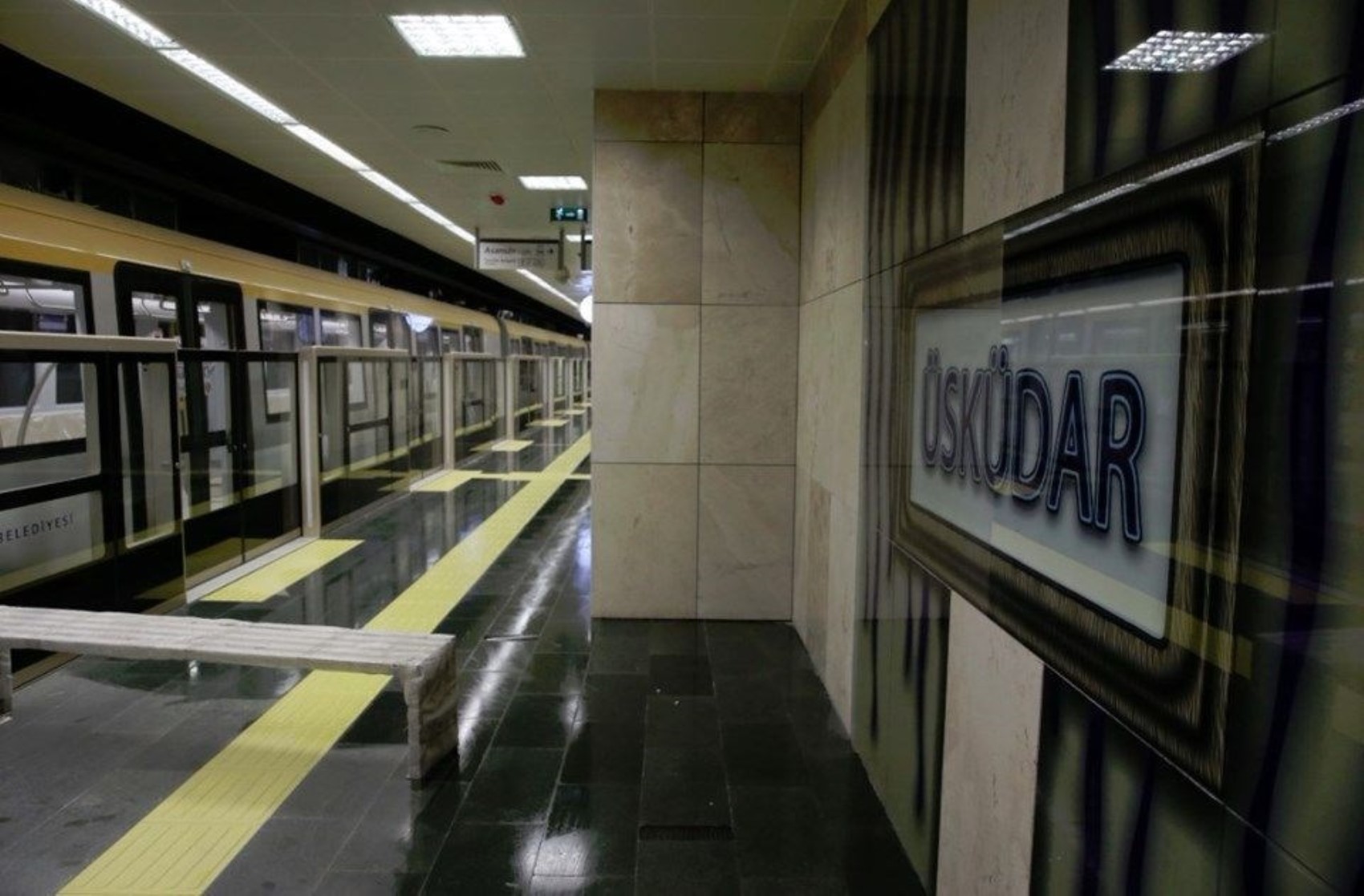 Üsküdar'da sürücüsüz metro paniğe sebep oldu