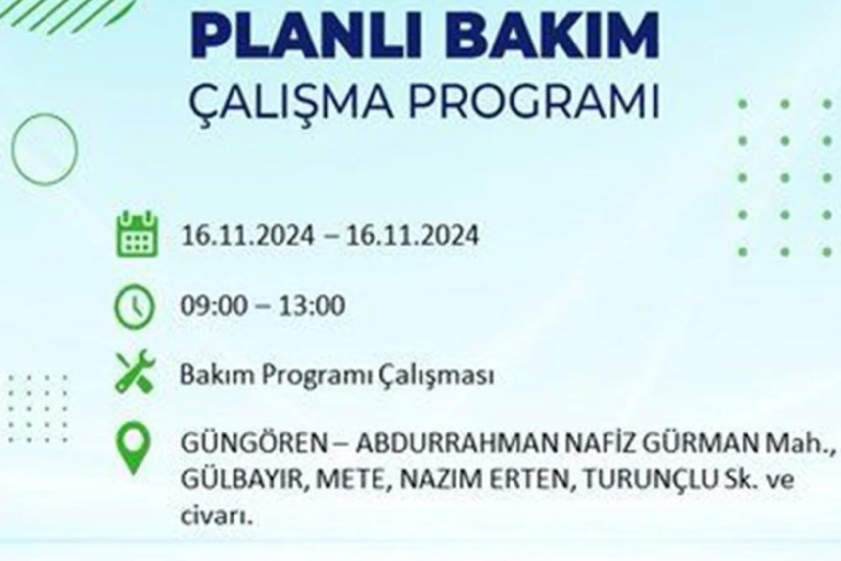 BEDAŞ açıkladı... İstanbul'da elektrik kesintisi: 16 Kasım'da hangi mahalleler etkilenecek?