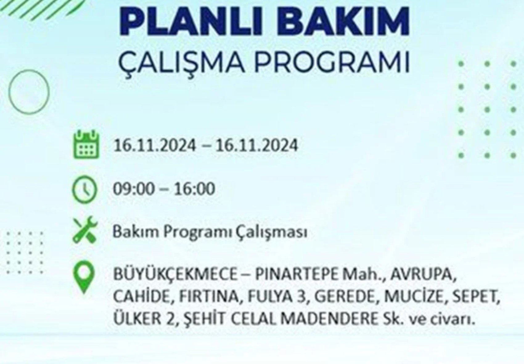 BEDAŞ açıkladı... İstanbul'da elektrik kesintisi: 16 Kasım'da hangi mahalleler etkilenecek?