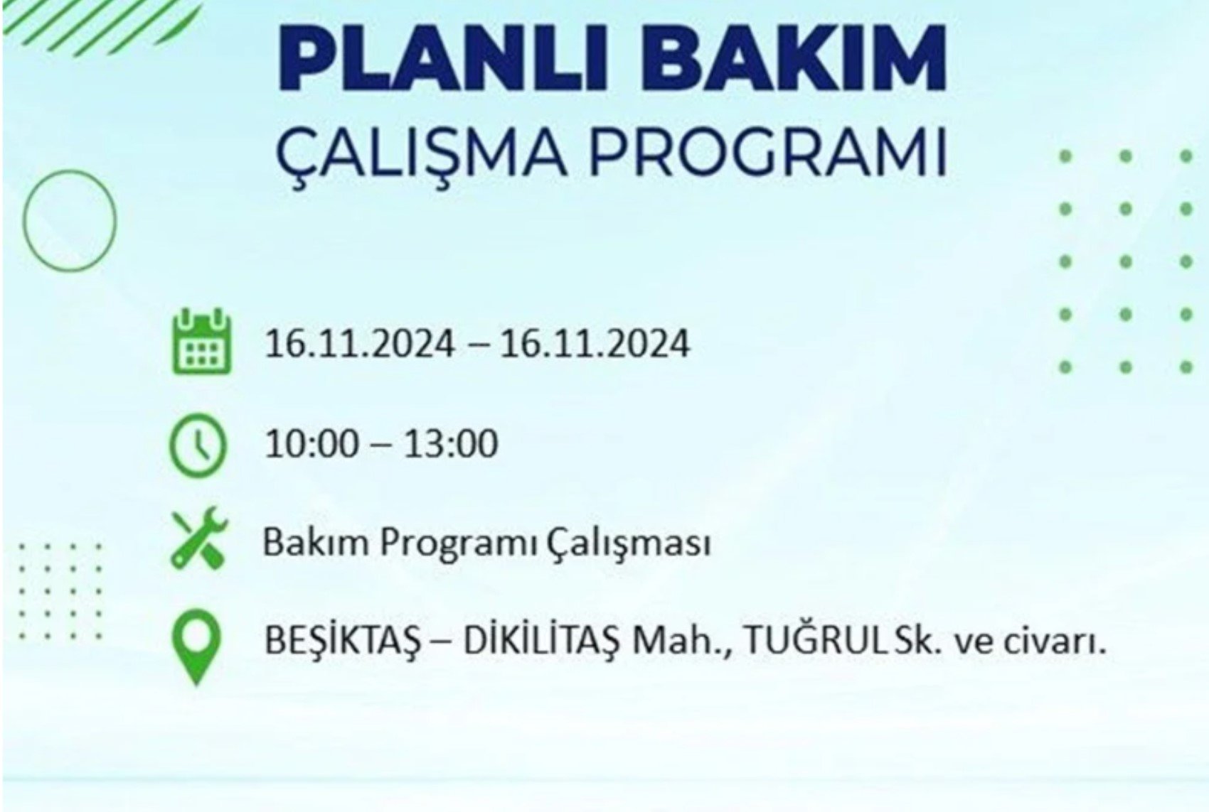 BEDAŞ açıkladı... İstanbul'da elektrik kesintisi: 16 Kasım'da hangi mahalleler etkilenecek?