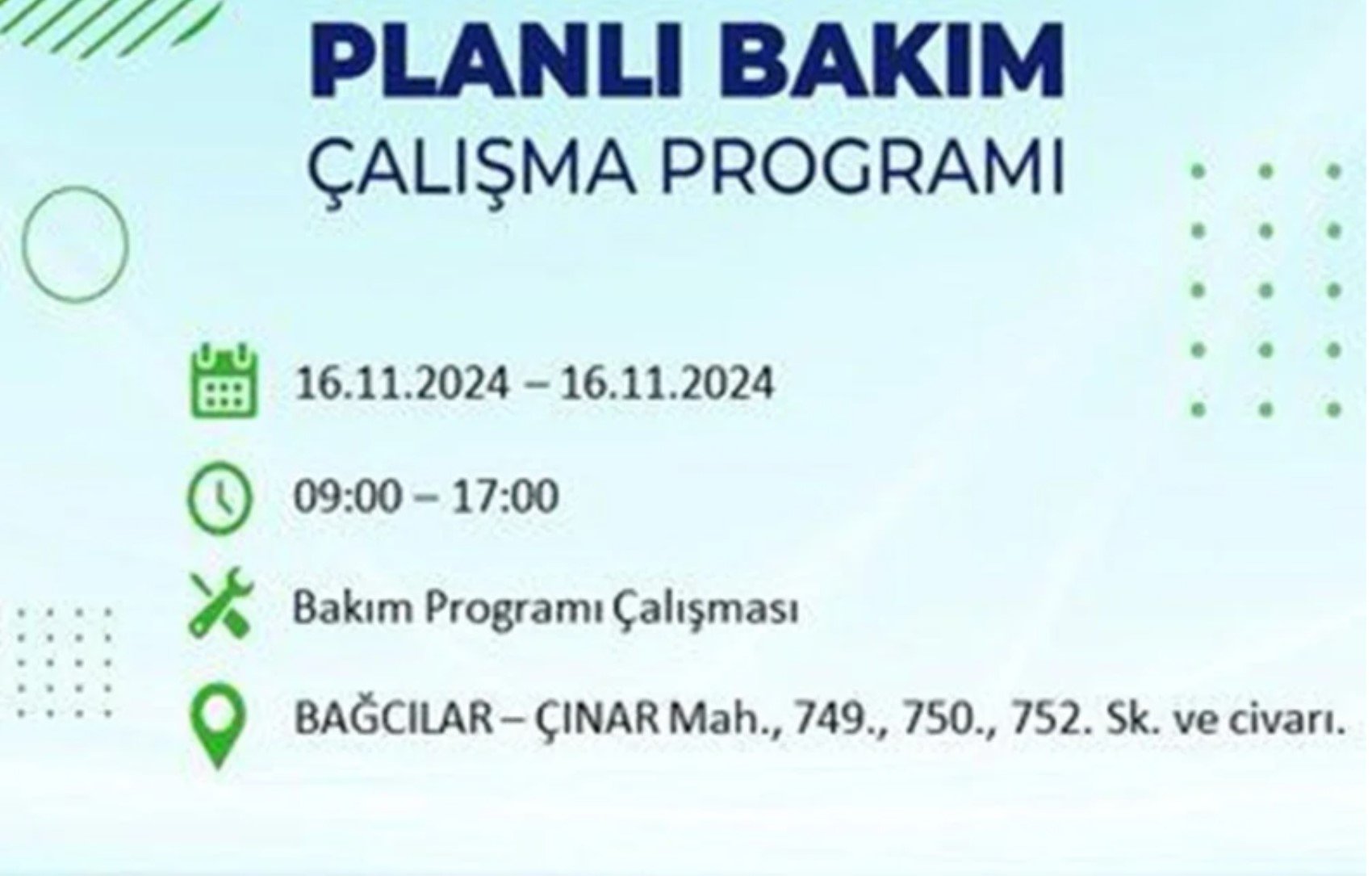 BEDAŞ açıkladı... İstanbul'da elektrik kesintisi: 16 Kasım'da hangi mahalleler etkilenecek?