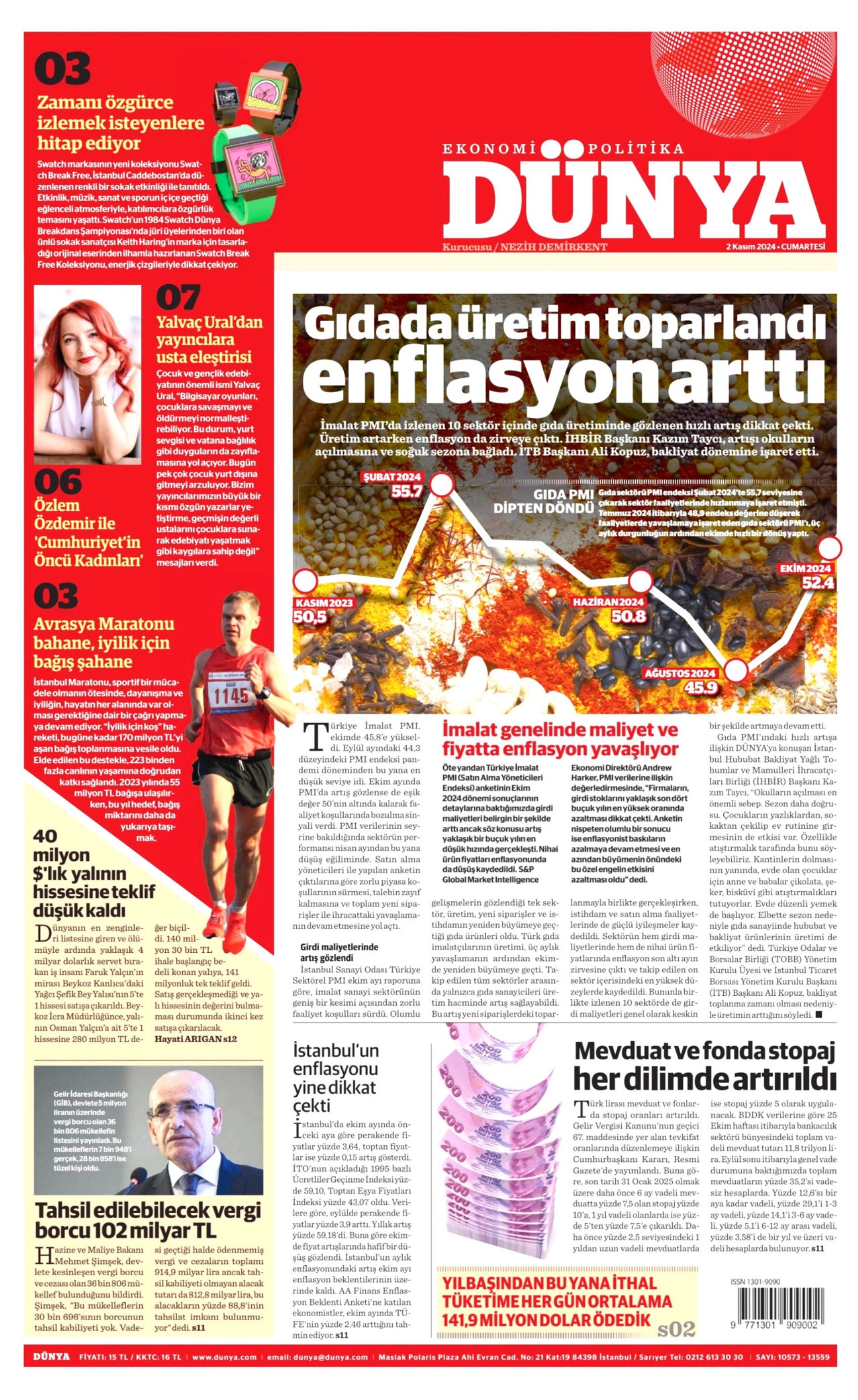 Prime pagine dei giornali del 2 novembre 2024: İmamoğlu e Yavaş nel mirino dei media filogovernativi!