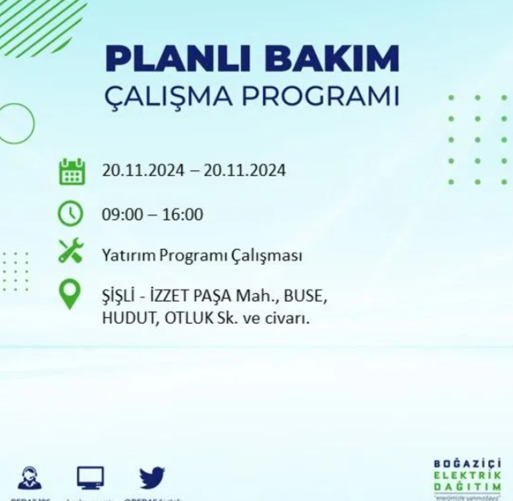 BEDAŞ açıkladı... İstanbul'da elektrik kesintisi: 20 Kasım'da hangi mahalleler etkilenecek?